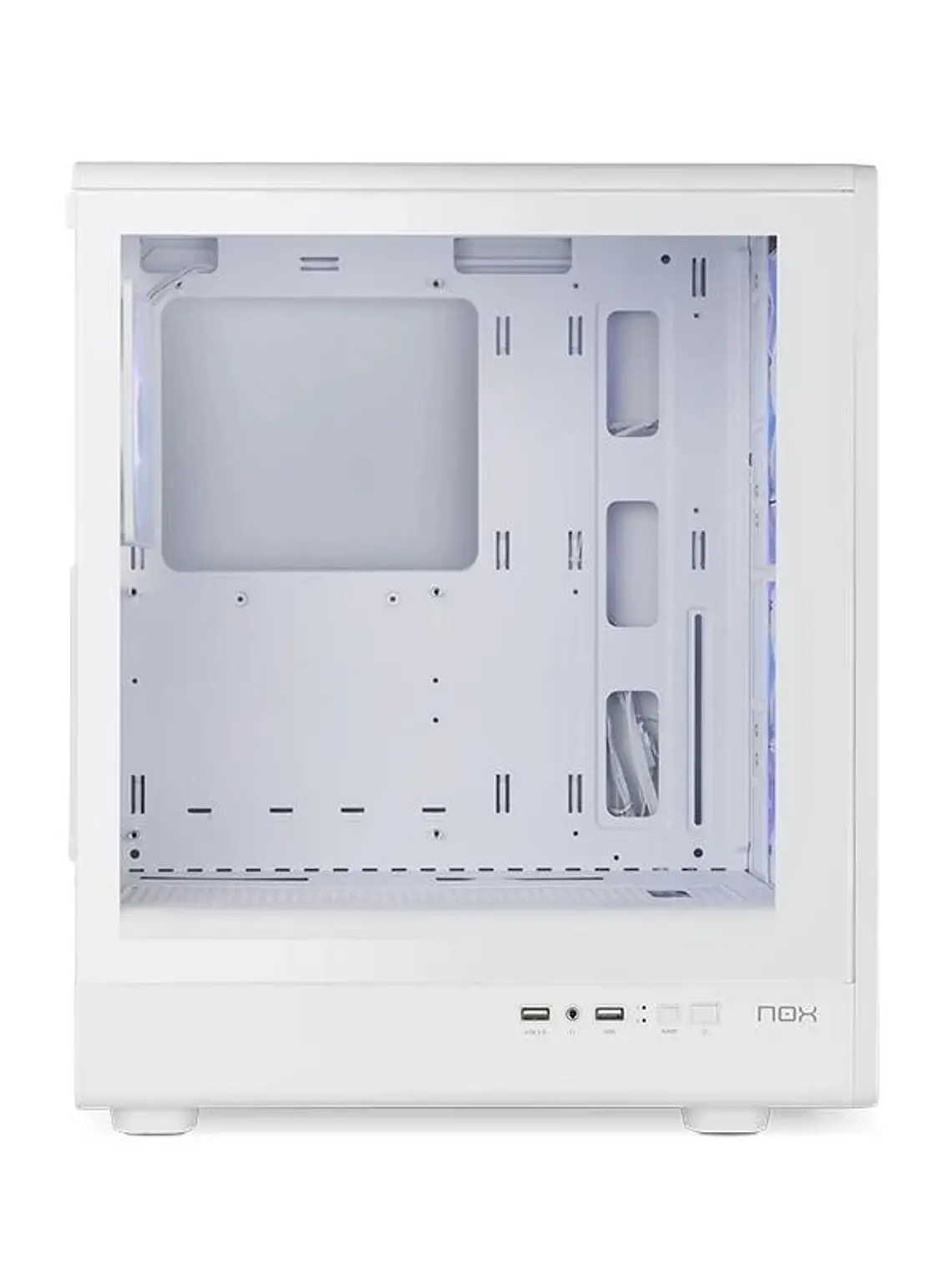 NOX Semitorre INFINITY IOTA ARGB Blanco USB 3.0 2