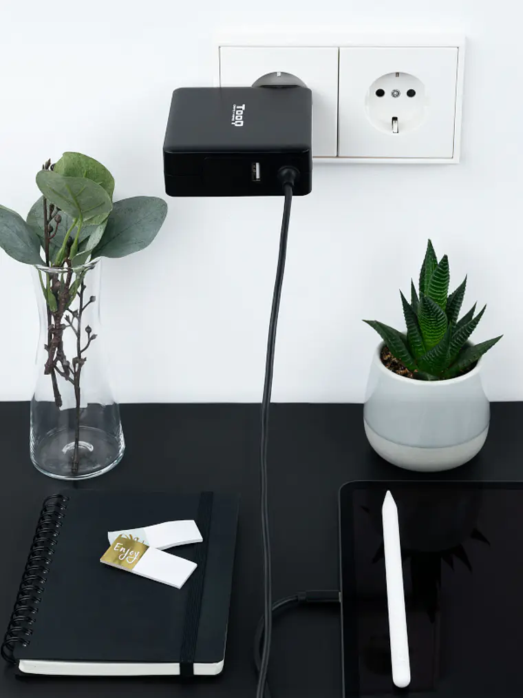 Tooq Cargador portátil conector USB-C 90W 4