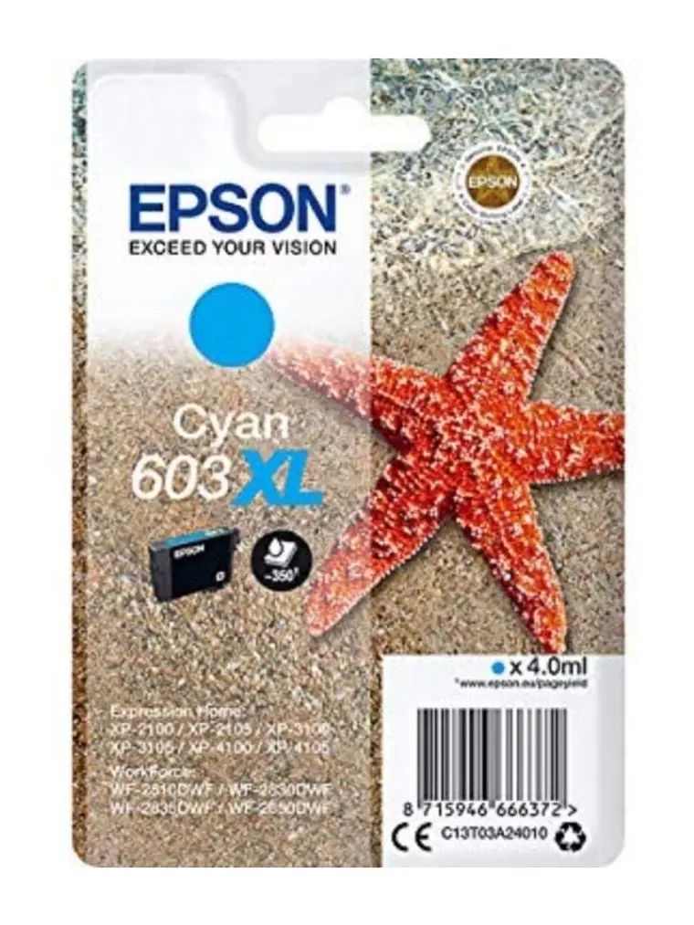 Epson Cartucho 603XL Cyan 1