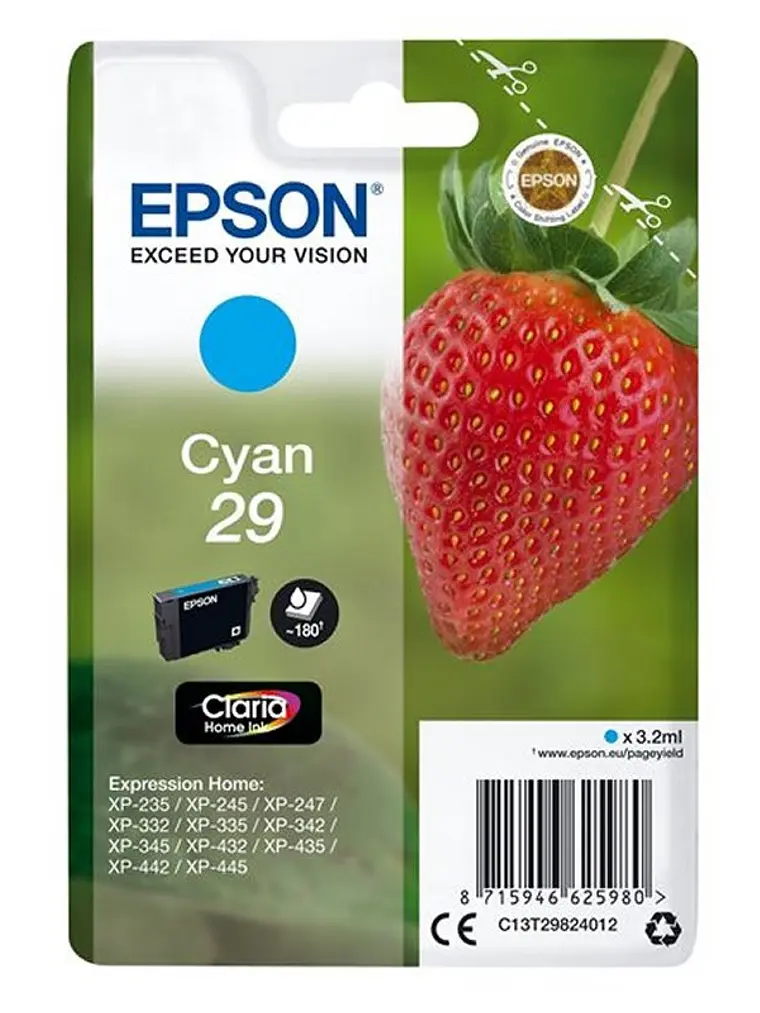 Epson Cartucho T2982 Cyan 1
