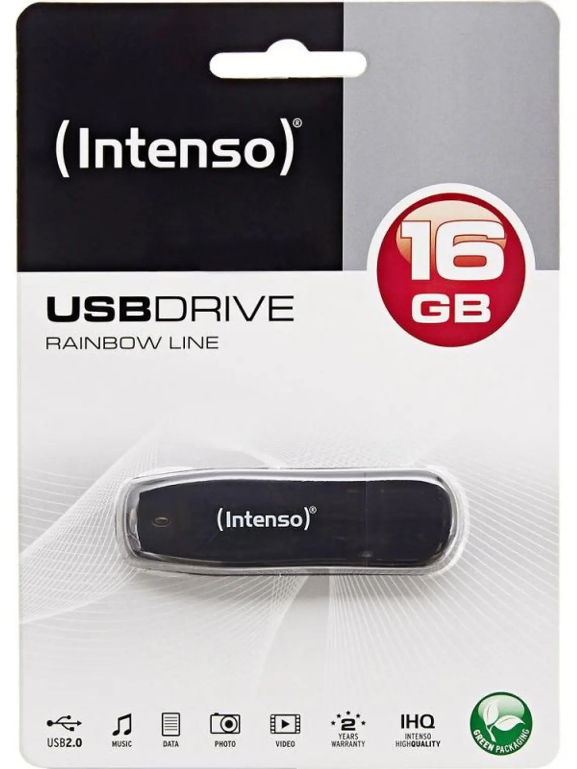 Intenso 3502470 Lápiz USB 2.0 Rainbow 16GB Negro 2