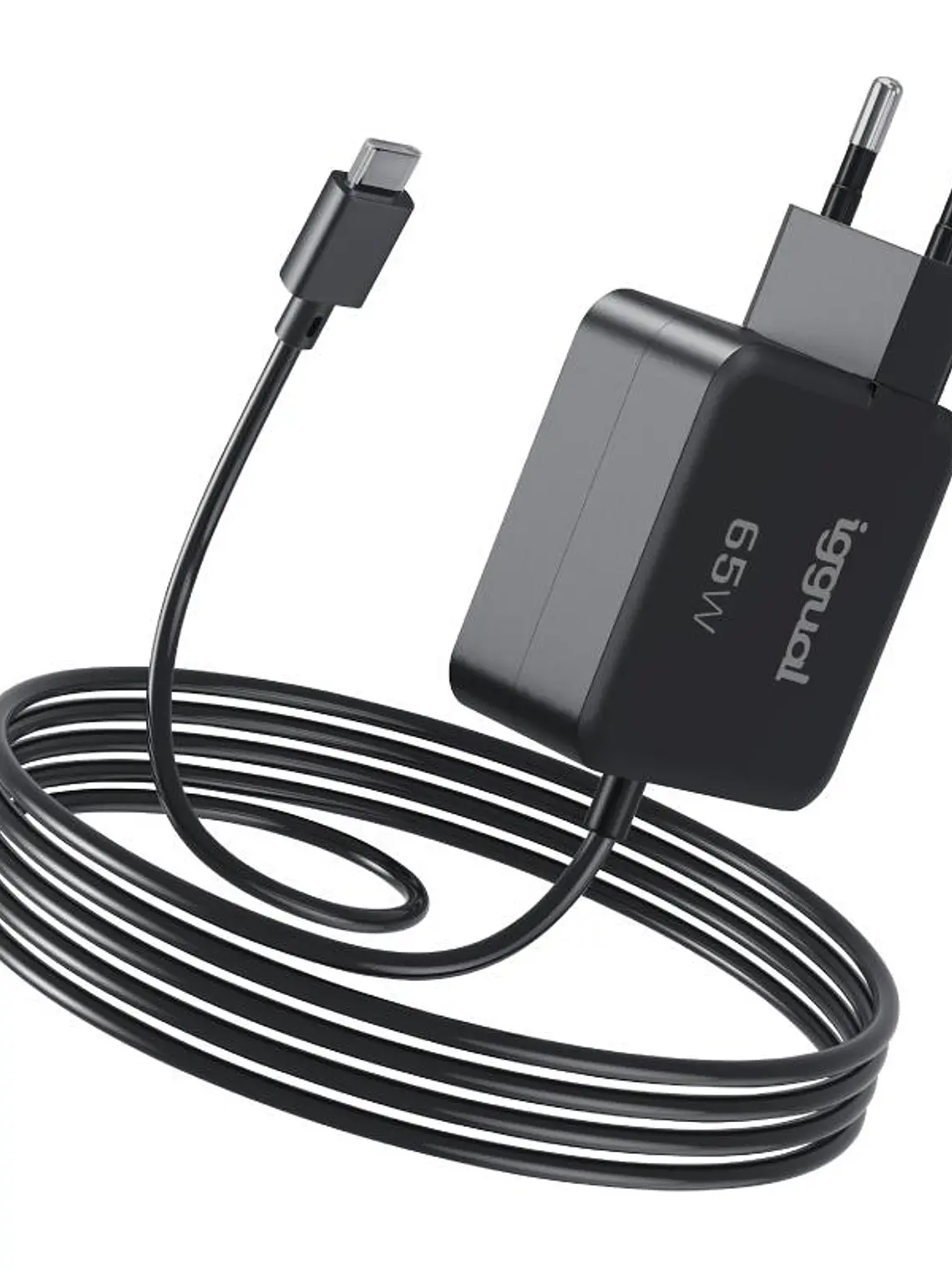 iggual Cargador portátil y móvil tipo C PD 65W 1