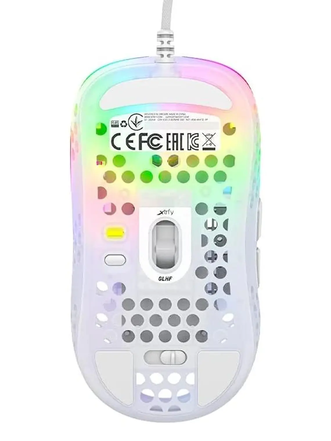 Cherry Xtrfy Ratón RGB 400-16.000 dpi USB WHITE 3