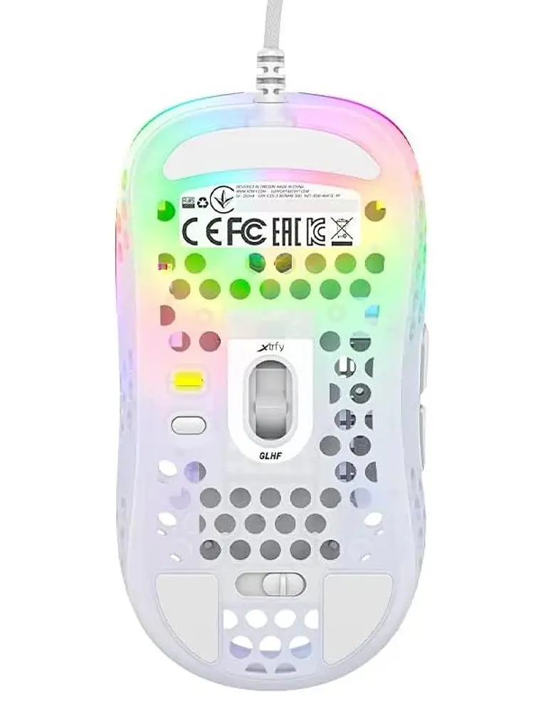 Cherry Xtrfy Ratón RGB 400-16.000 dpi USB WHITE 3