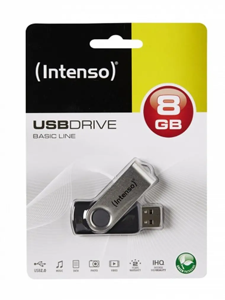 Intenso 3503460 Lápiz USB 2.0 Basic 8GB 2