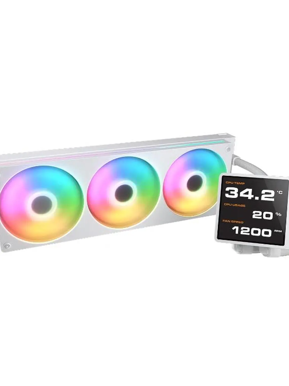 Cougar Ref. Liq Poseidon Vistek Pro ARGB 360 White 2