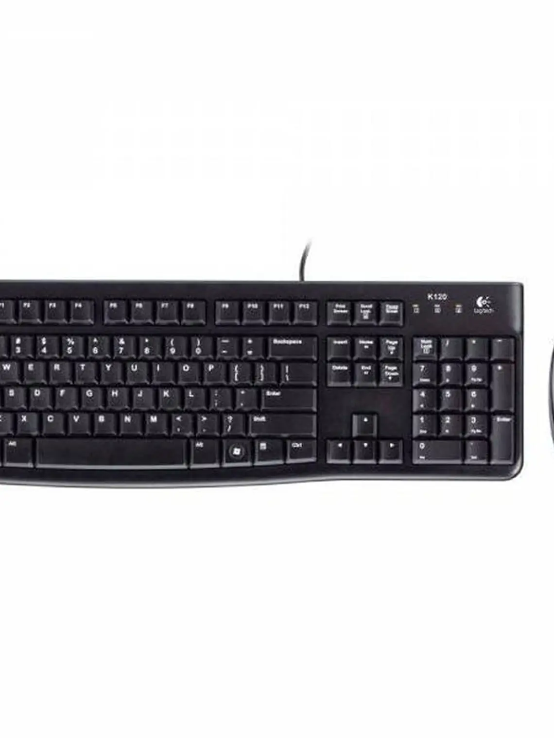 Logitech MK120 Teclado + Ratón óptico 1000dpi USB 2