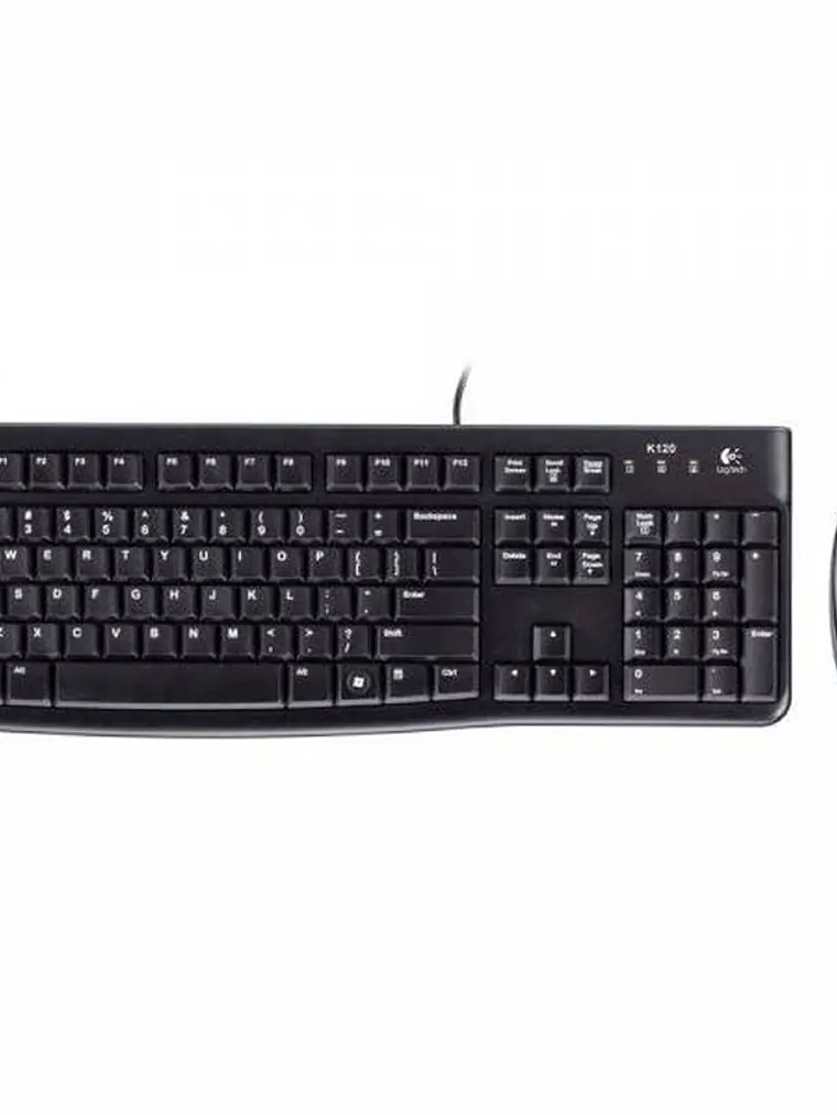 Logitech MK120 Teclado + Ratón óptico 1000dpi USB 2