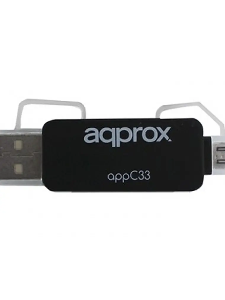 approx APPC33 Adaptador microSD/SD/MMC a USB/micro 1