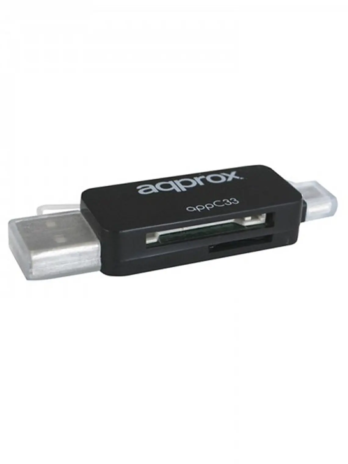 approx APPC33 Adaptador microSD/SD/MMC a USB/micro 2