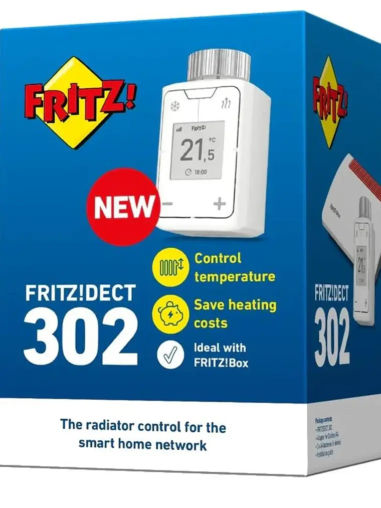 FRITZ!DECT 302 Intern. Válvula Control Radiador 1