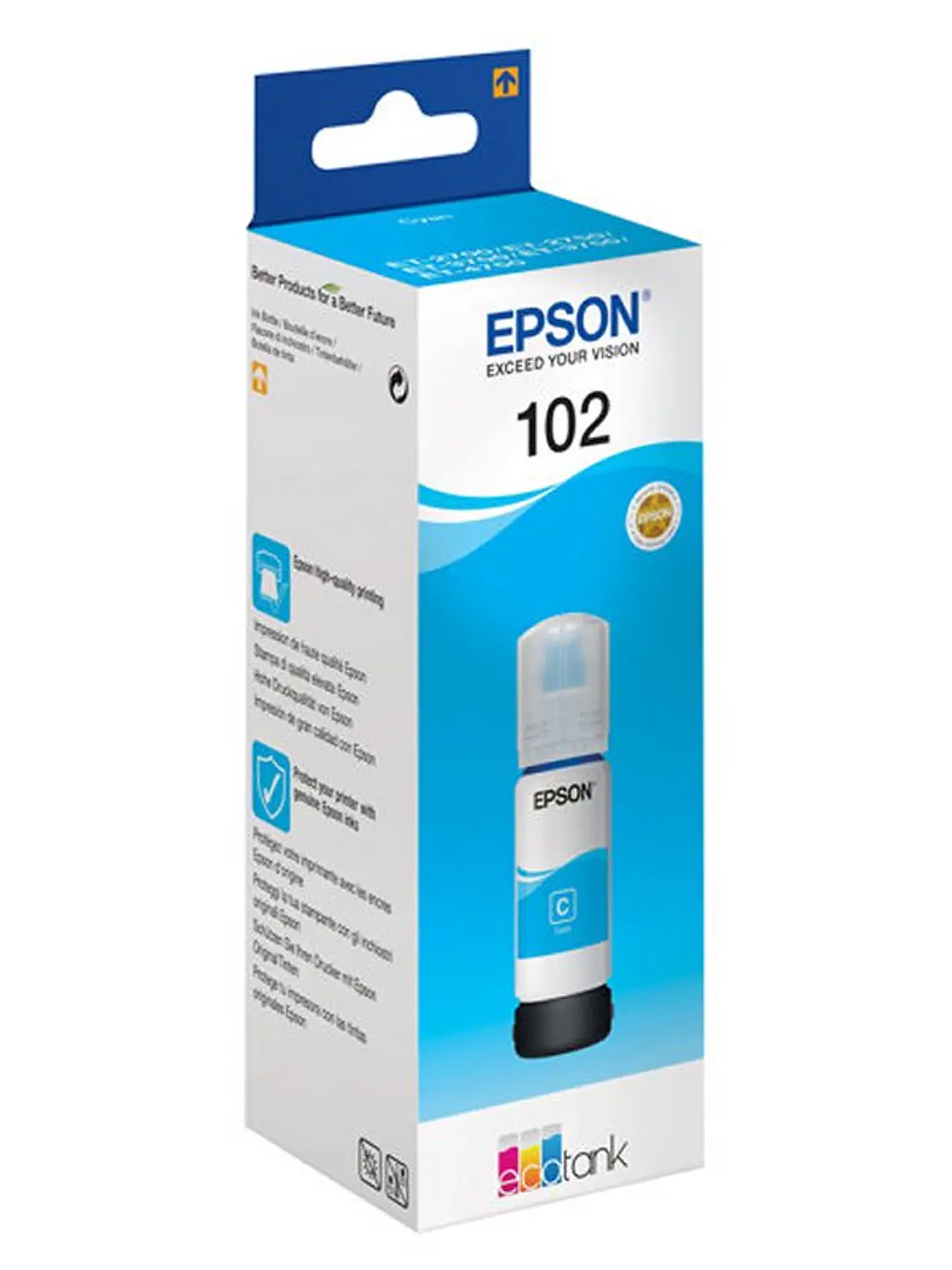 Epson Botella Tinta Ecotank 102 Cyan 3