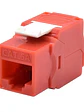 WP Keystone Cat. 6a UTP RJ45/Hembra  Rojo - Miniatura 1
