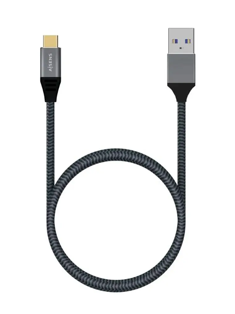 Aisens Cable USB 3.1 Gen2 Alu 3A CM-AM Gris 2.0M 3
