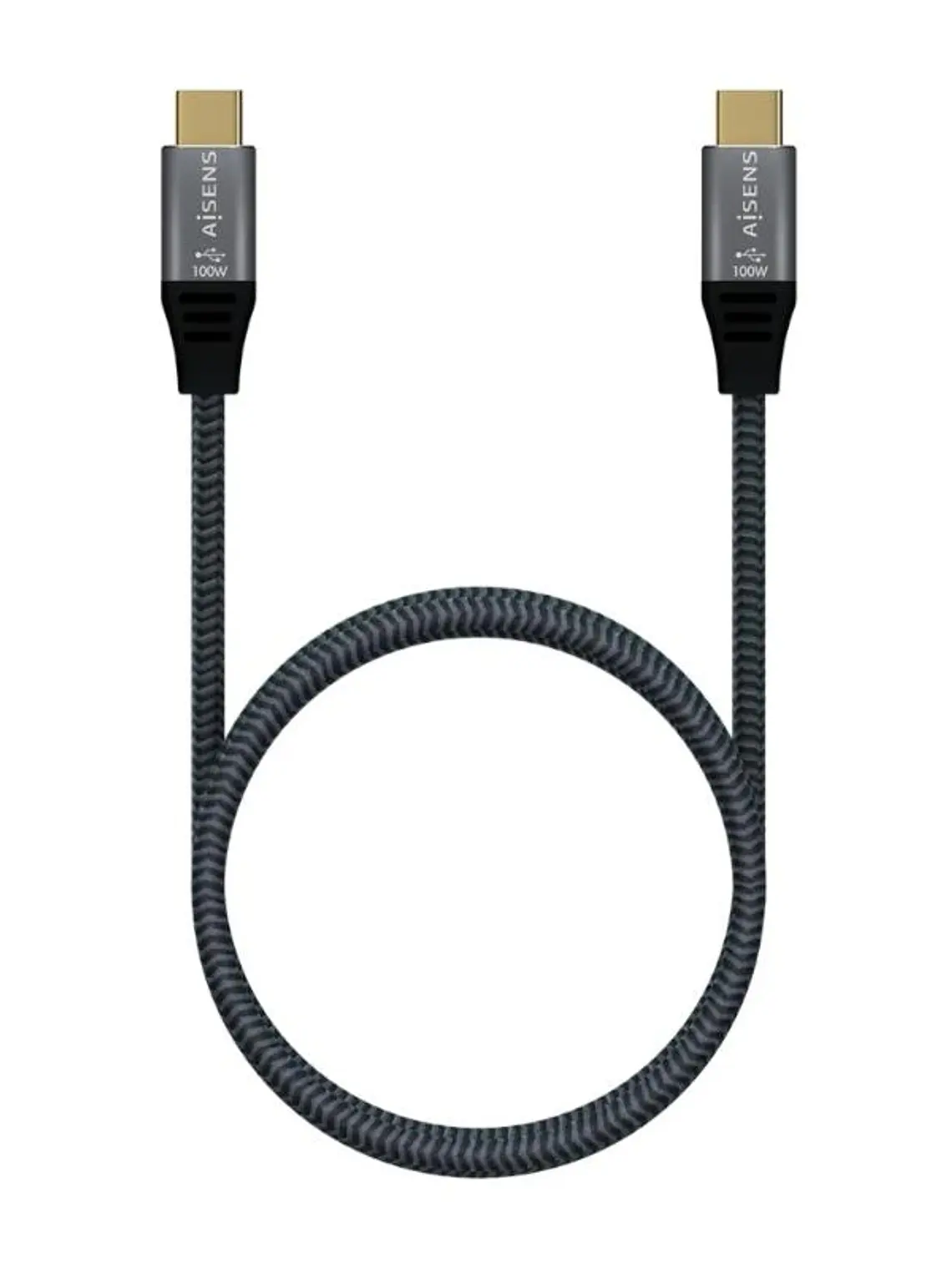 Aisens Cable USB3.2 Gen2X2 5A E-Mark CM-CM Gris 2M 2