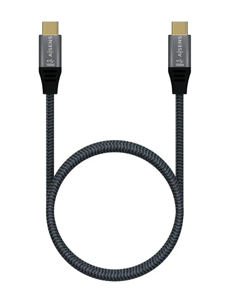 Aisens Cable USB3.2 Gen2X2 5A E-Mark CM-CM Gris 2M 2