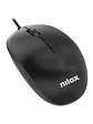 Nilox Ratón MOUSB1012 1200 dpi USB - Miniatura 2