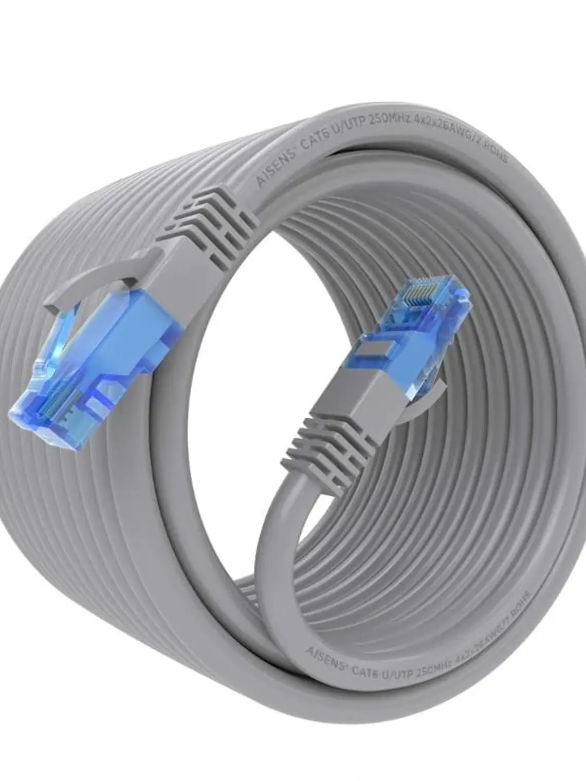 Aisens Cable RJ45 Cat.6 UTP AWG26 CCA Gris 10M 2