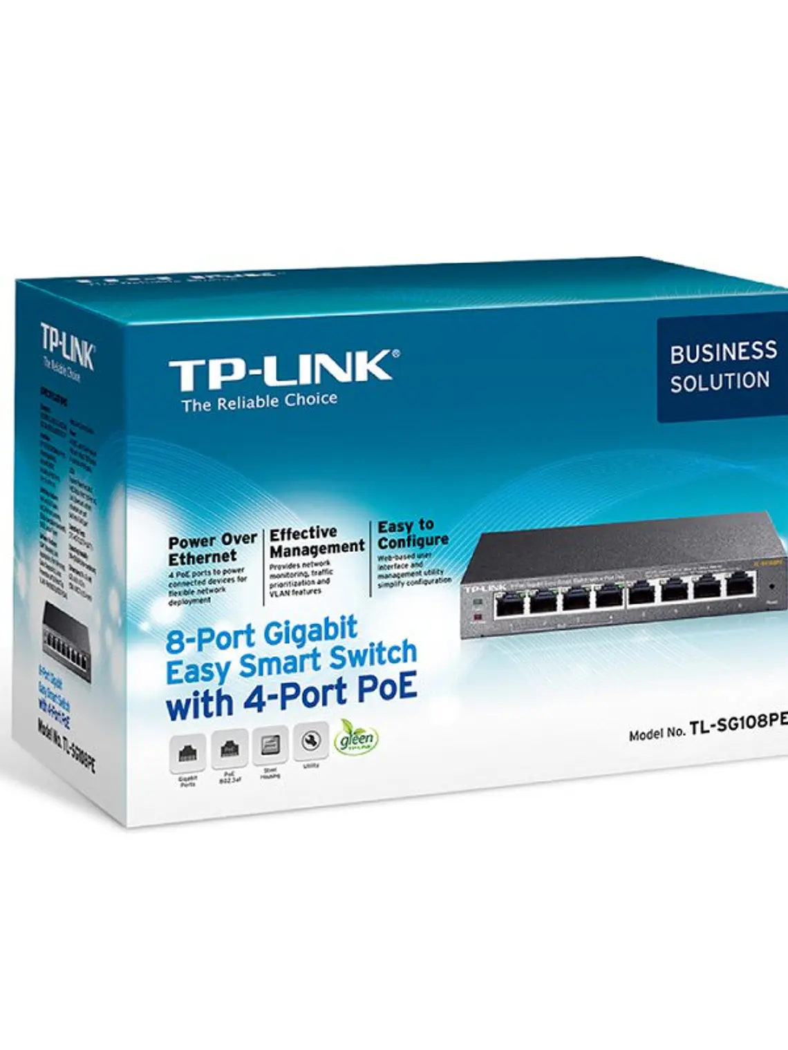 TP-LINK TL-SG108PE Switch 8xGB 4xGB PoE 2