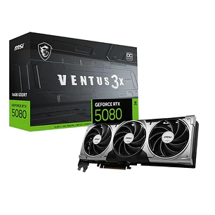 MSI VGA NVIDIA RTX 5080 16G VENTUS 3X OC DDR7