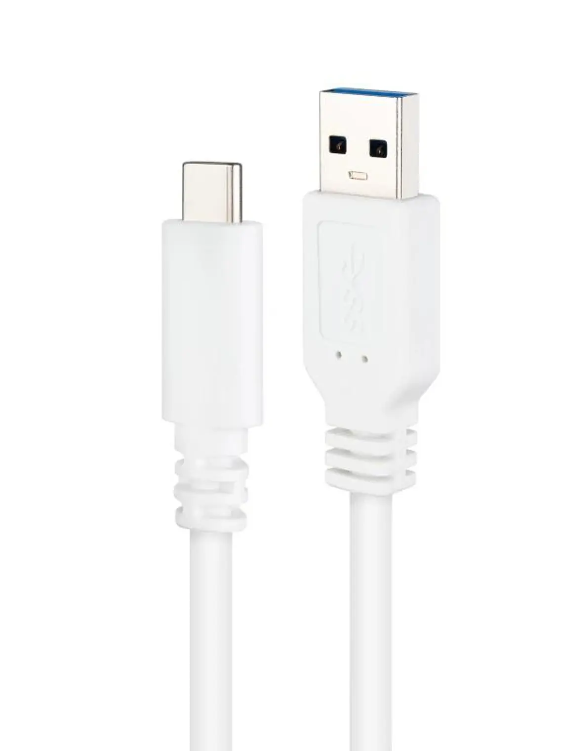 Nanocable Cable USB 3.1 Gen2 USB-C/A 0,5 M Blanco 2
