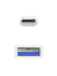 Nanocable Cable USB 3.1 Gen2 USB-C/A 0,5 M Blanco - Miniatura 3