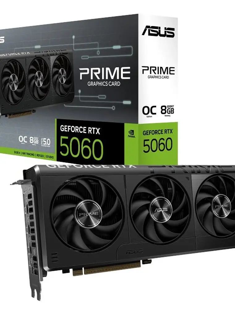 ASUS VGA NVIDIA PRIME RTX 5060 O8G 8GB DDR7 1