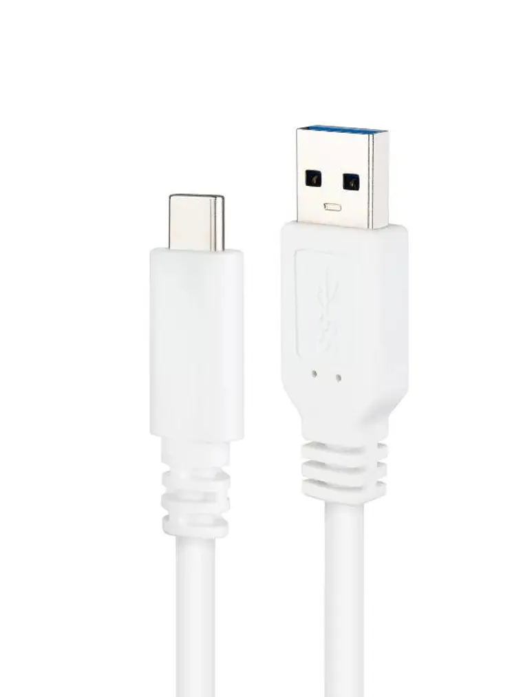 Nanocable Cable USB 3.1 Gen2 USB-C/A 1 M Blanco 2