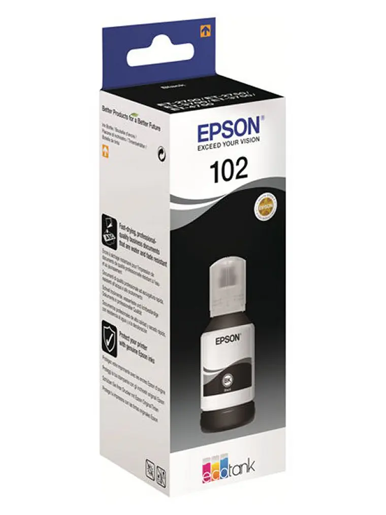 Epson Botella Tinta Ecotank 102 Negro 3