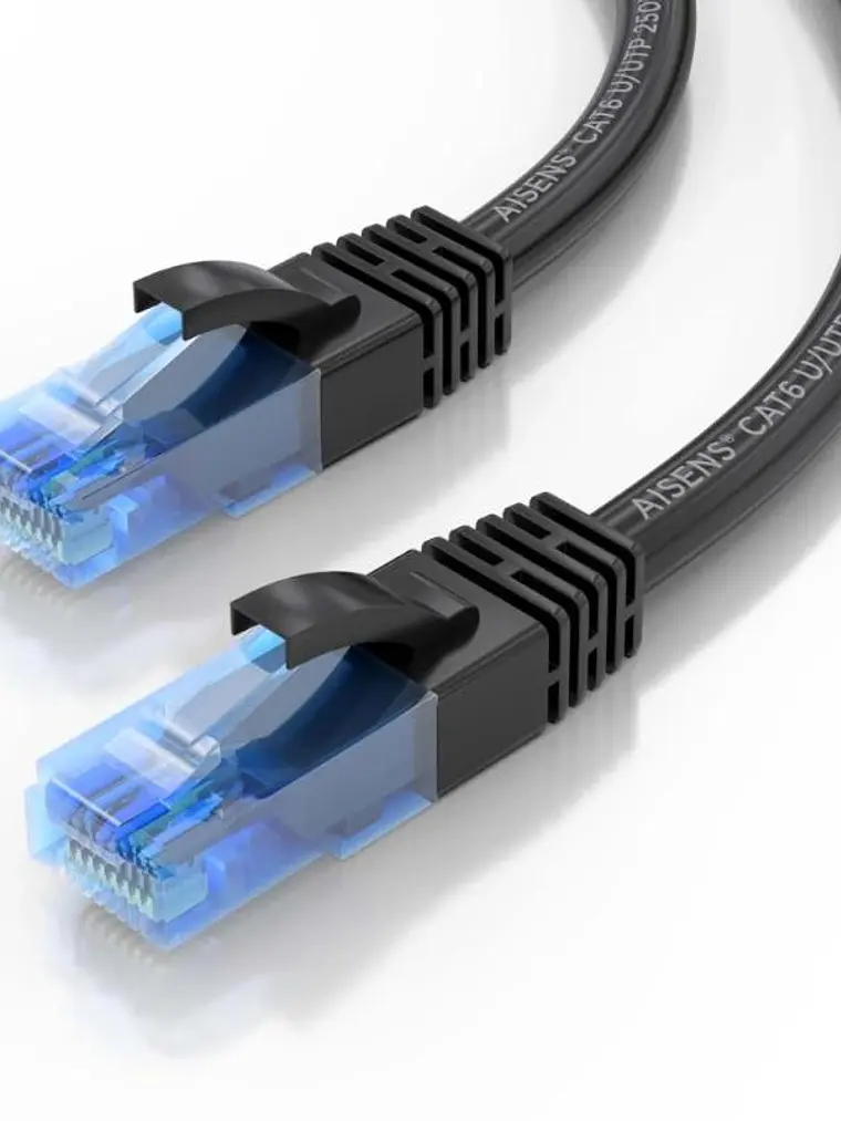 Aisens Cable RJ45 Cat.6 UTP AWG26 CCA Negro 1.0M 2