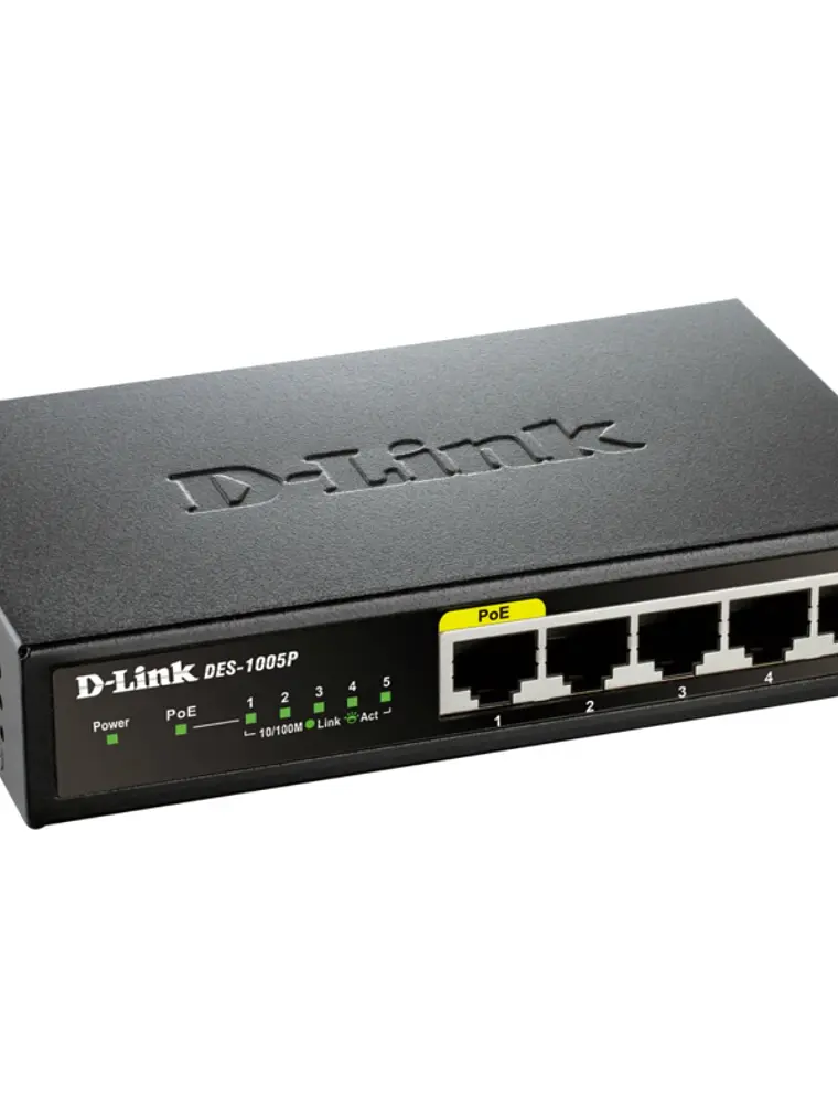 D-Link DES-1005P Switch 5x10/100Mbps 1xPoE 2