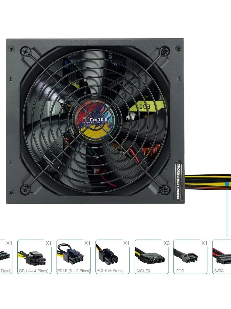 Tooq Fuente Alimentación TQAPOLO-700SP 700W 1