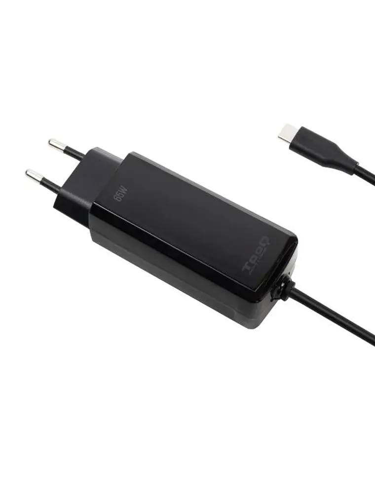 Tooq Cargador portátil GAN USB-C PD 65W Cúbico 2