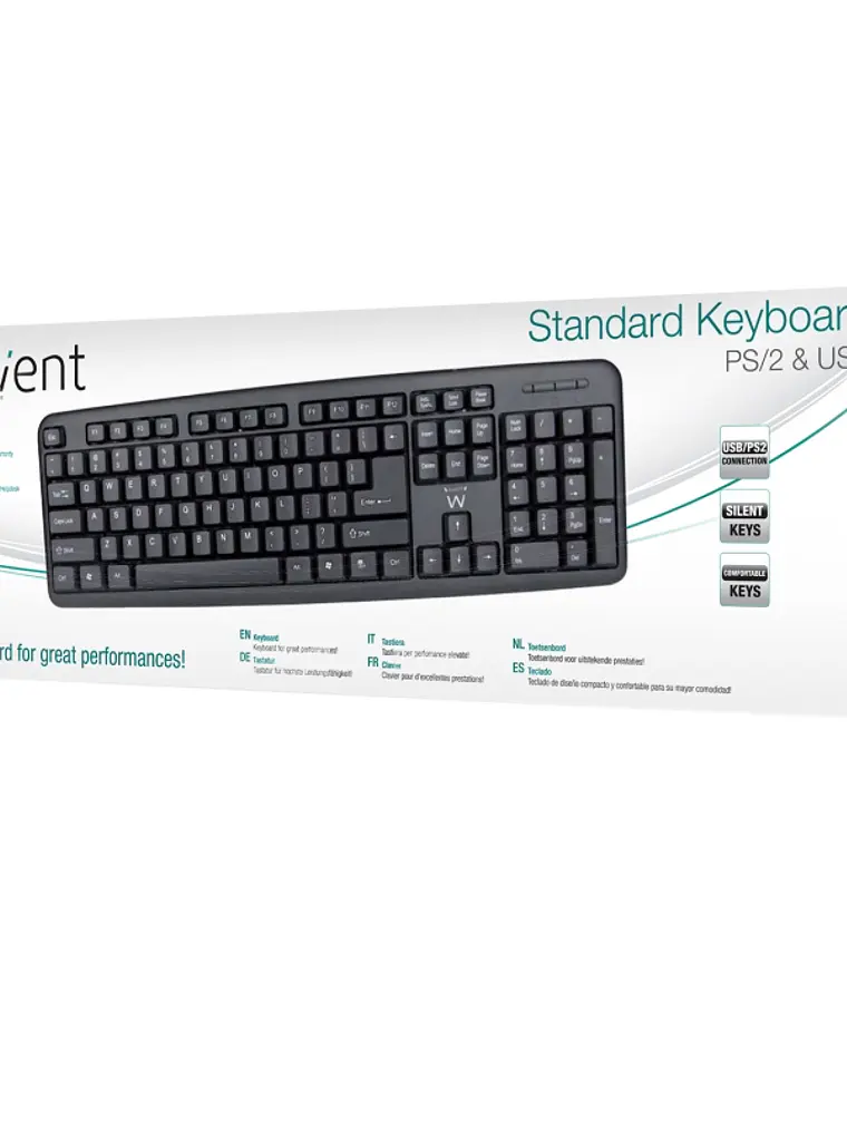 Ewent Teclado Slim EW3109 usb Negro 2