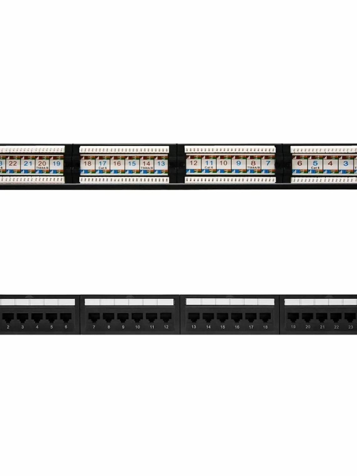 Nanocable Panel Parcheo 24P CAT.6 UTP 19
