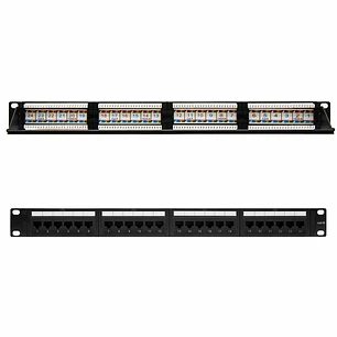 Nanocable Panel Parcheo 24P CAT.6 UTP 19