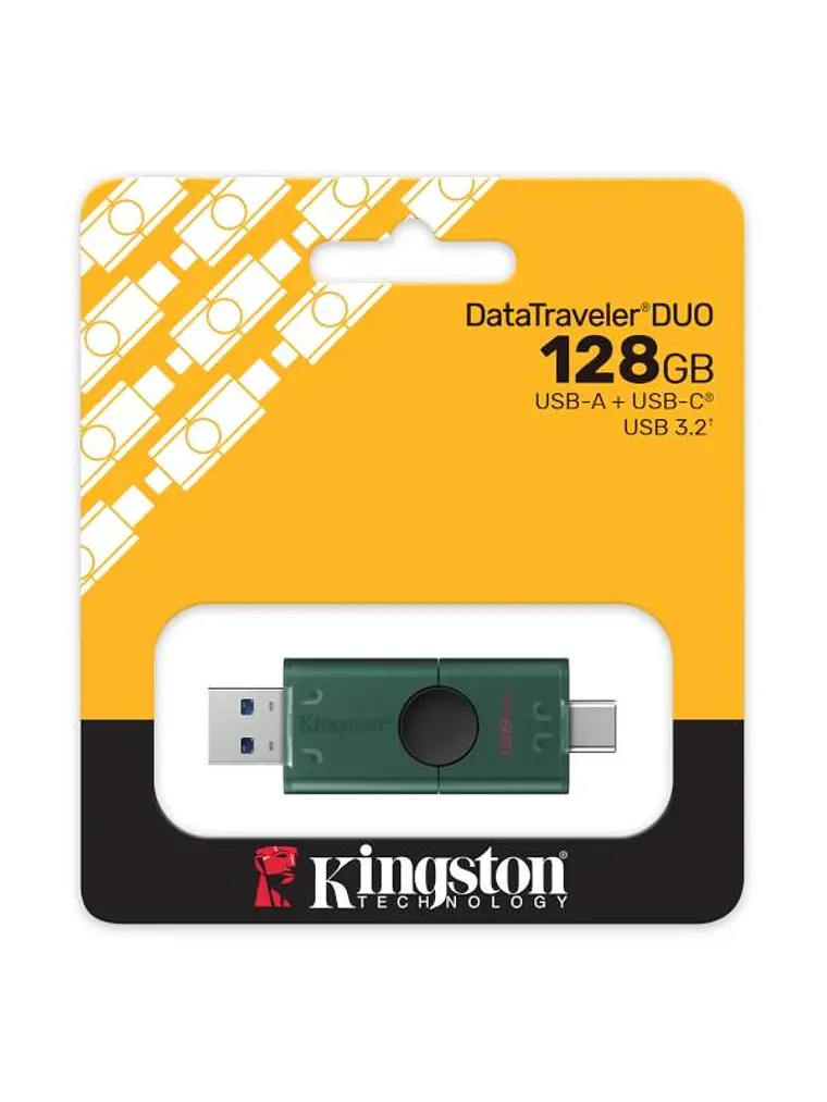 Kingston DataTraveler 128GB USB 3.2 Gen1 Duo Negro 4