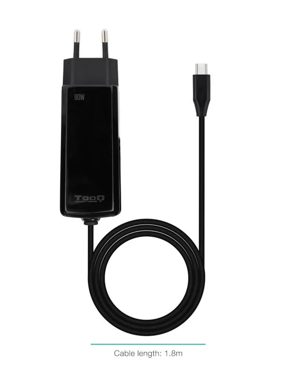 Tooq Cargador portátil GAN USB-C PD 90W Cúbico 1