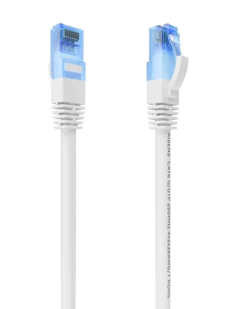 Aisens Cable RJ45 CAT.6 UTP AWG26 CCA Blanco 2.0 2