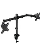 Tooq Soporte mesa DB1802TN-B 2 brazos 17-27