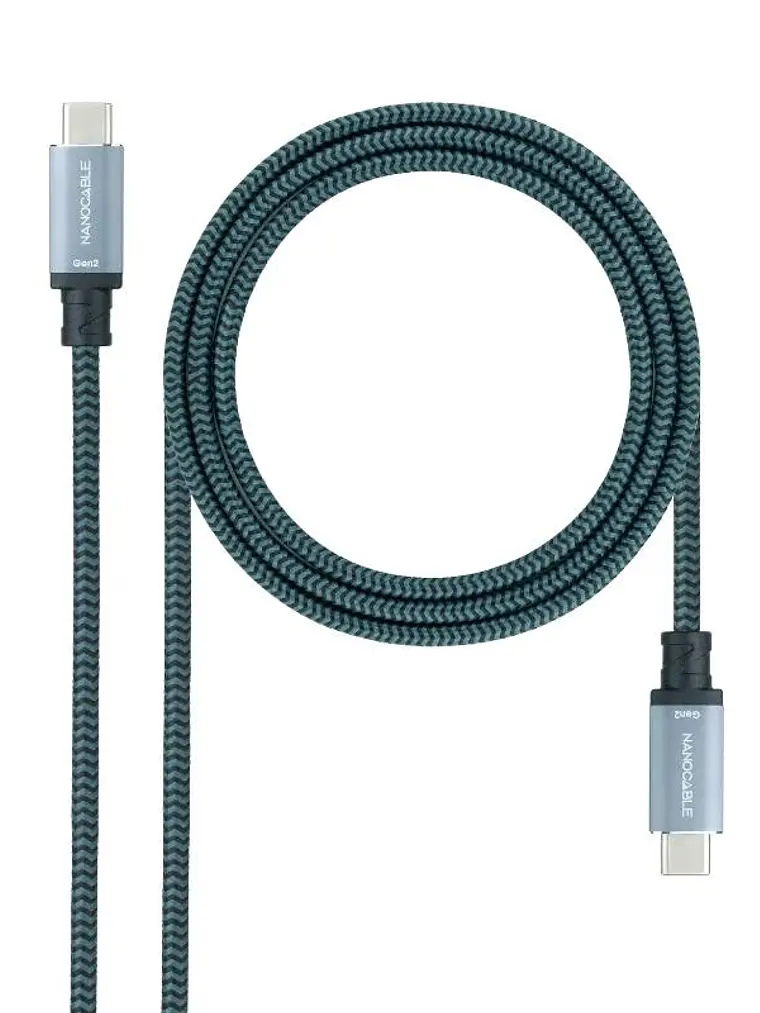 Nanocable Cable USB 3.1GEN2 5A USB-C-M-USB-C-M 3M 1