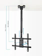 Tooq LPCE1175TSLI-B Soporte techo TV 32