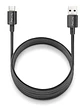 NGS CABLE CARGA RAPIDA USB-A A USB-C 1M NEGRO - Miniatura 1