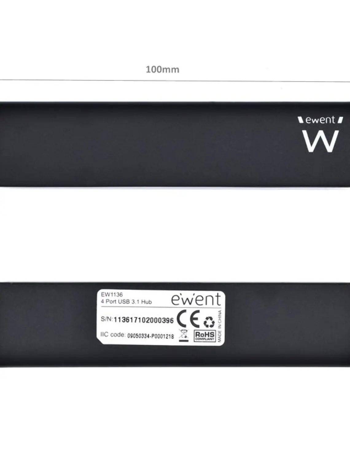 EWENT EW1136  Hub 4 Puertos USB 3.0 2