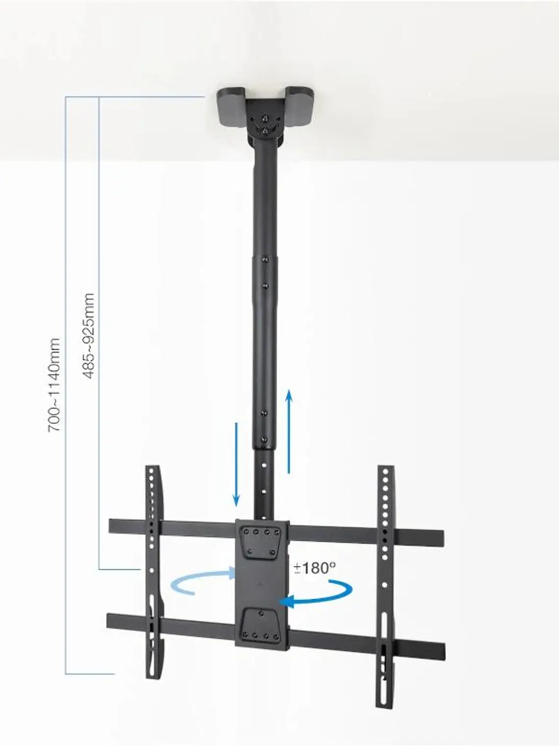 Tooq LPCE1186TSLI-B Soporte techo TV 43