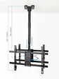 Tooq LPCE2286TSLI-B Soporte techo 2 TV 43
