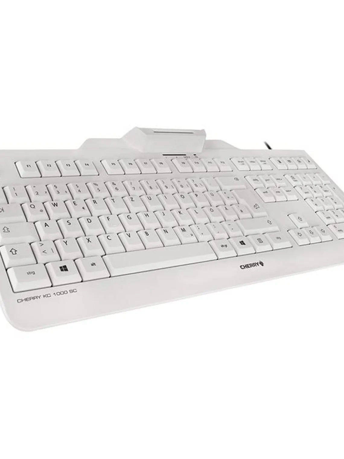 Cherry Teclado+Lector Chip Integrado (DNIe) Blanco 4