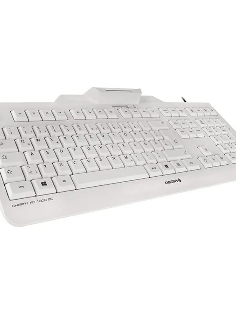 Cherry Teclado+Lector Chip Integrado (DNIe) Blanco 4