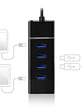 Ewent E1137 HUB USB TIPO C 4 PUEROS USB 3.1 - Miniatura 3