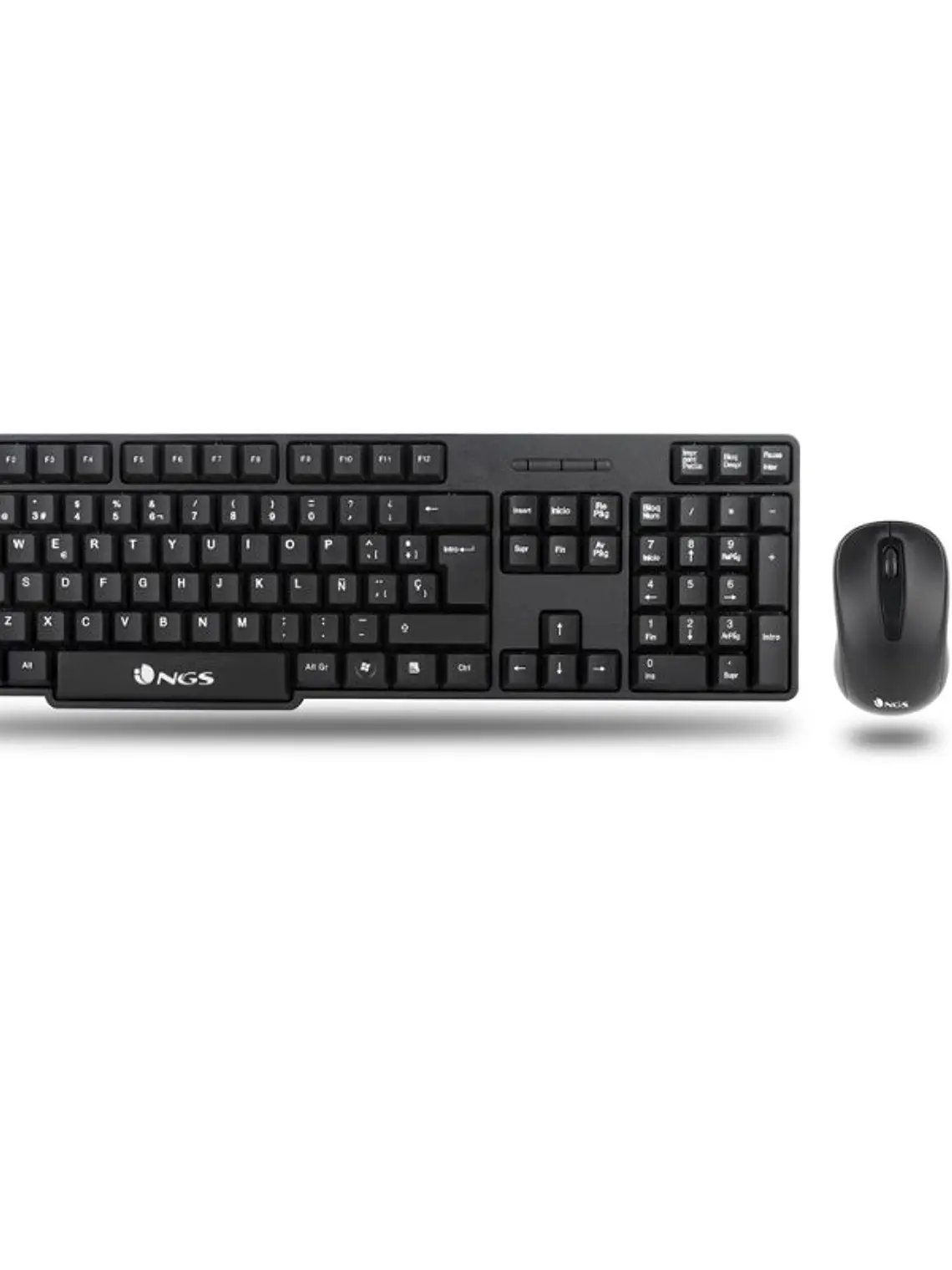 NGS EUPHORIAKIT TECL + RATON WIRELESS 2,4GHZ NEGRO 1